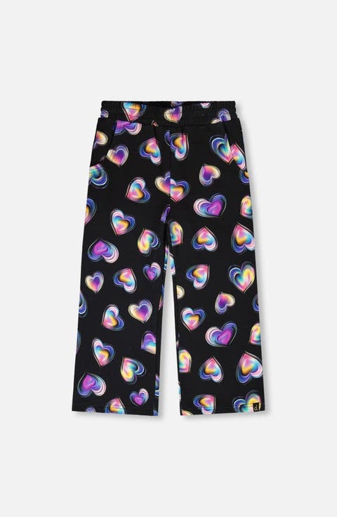 Wide Leg Fleece Pants (Little Kid & Big Kid)