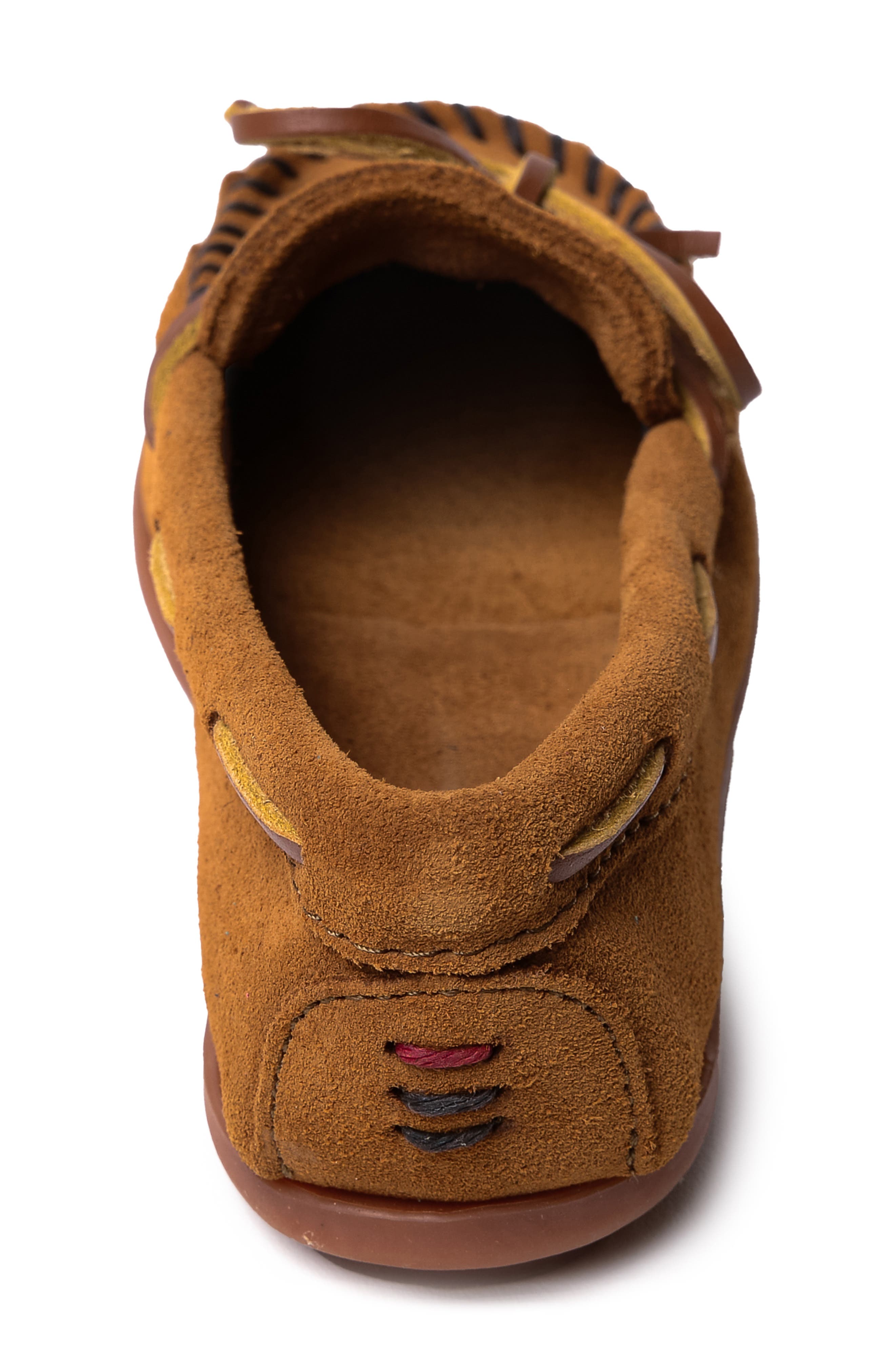 Minnetonka Kids' Thunderbird 'Animikii' Slip-On Shoe, Alternate, color, Brown