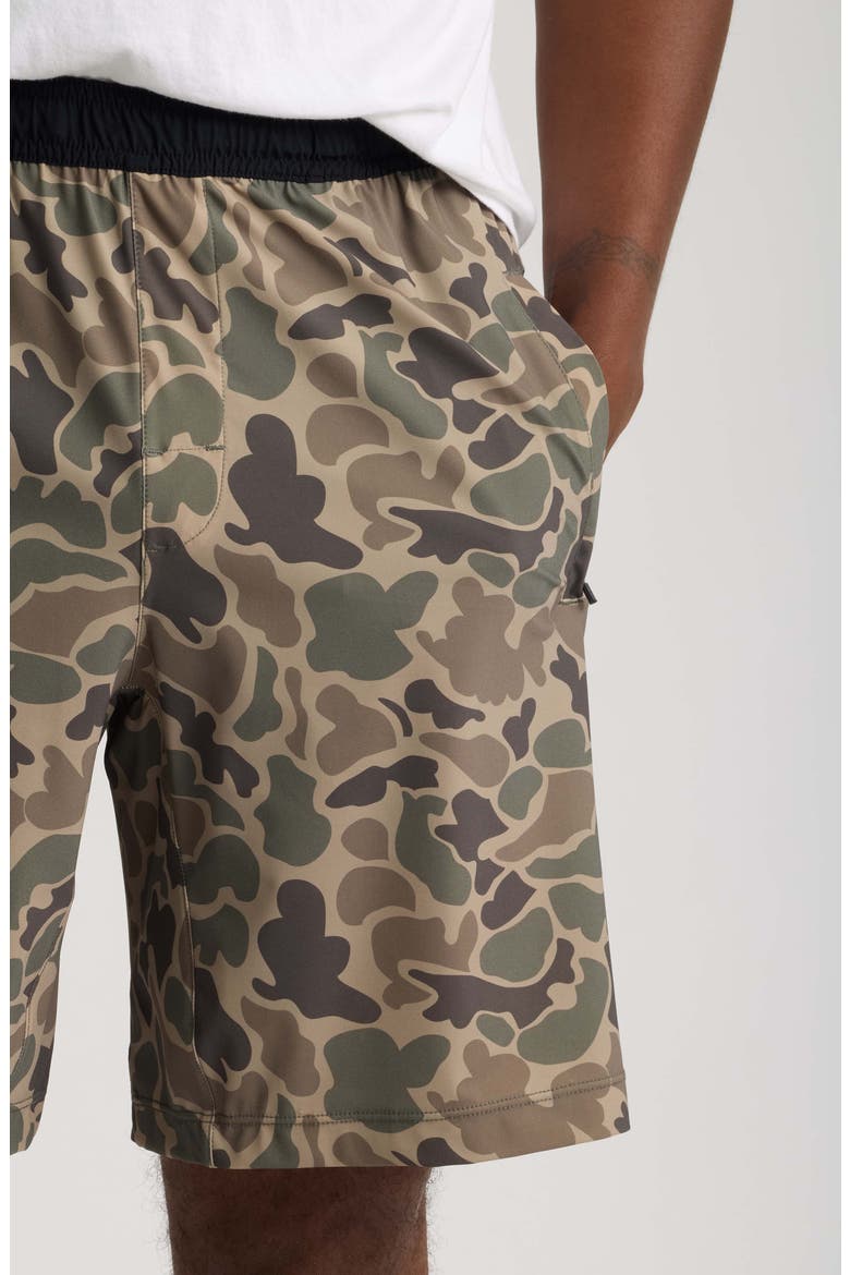 Ultra Nylon Shorts, Alternate, color, WOODLAND CAMO