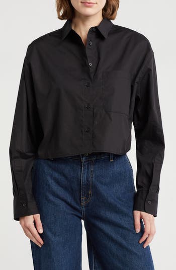 Alissa Crop Long Sleeve Shirt