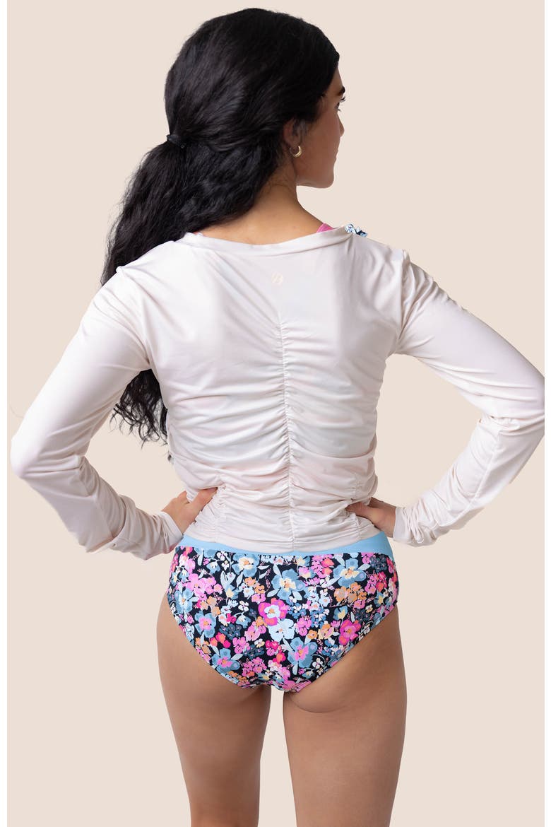 Ruched Sun Shirt, Alternate, color, Vanilla