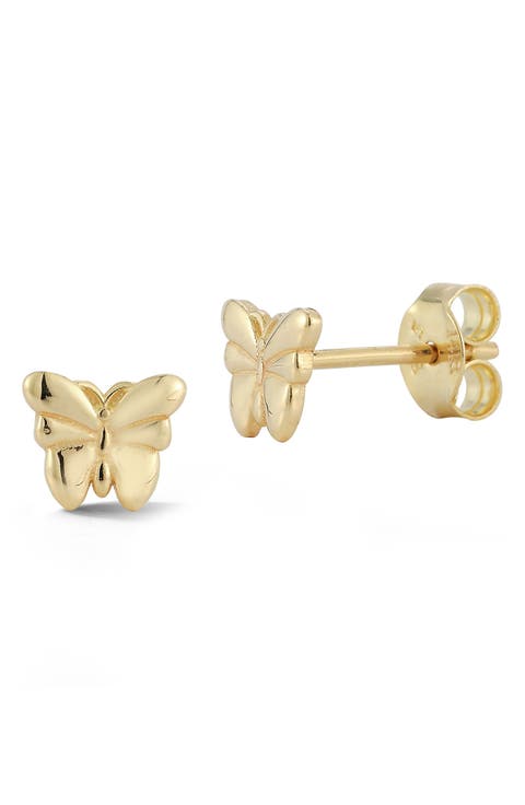 Butterfly Stud Earrings