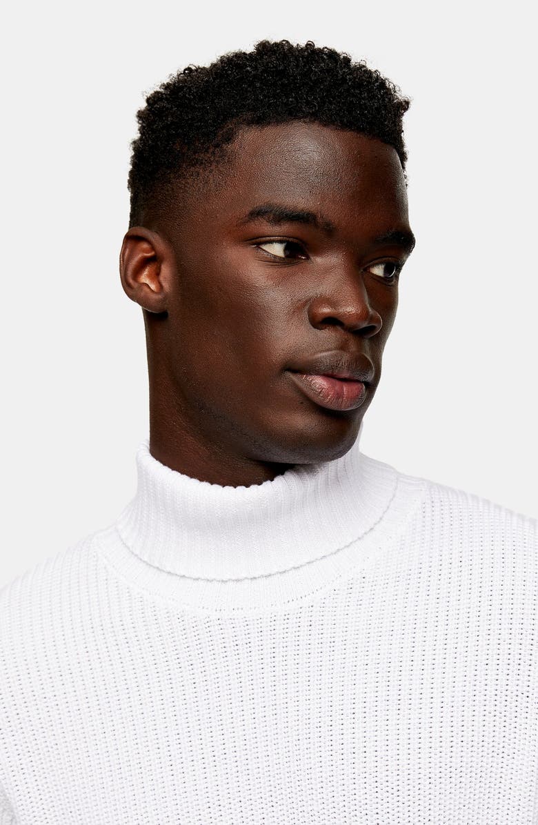 Topman Turtleneck Sweater, Alternate, color, 