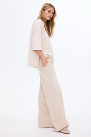 H&M Wide Interlock Joggers