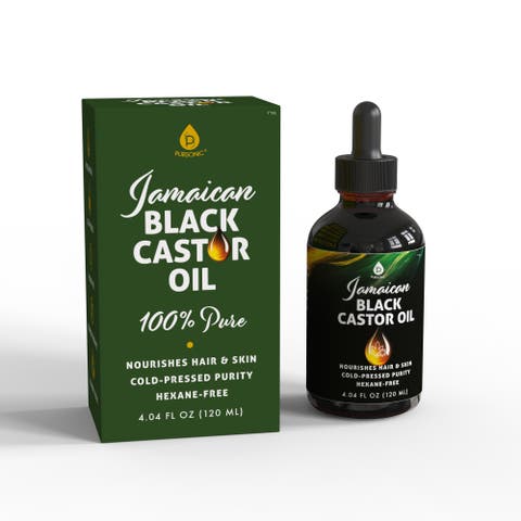 Jamaican Black Castor Oil - 100% Pure, Cold-Pressed Nourishment for Hair & Skin