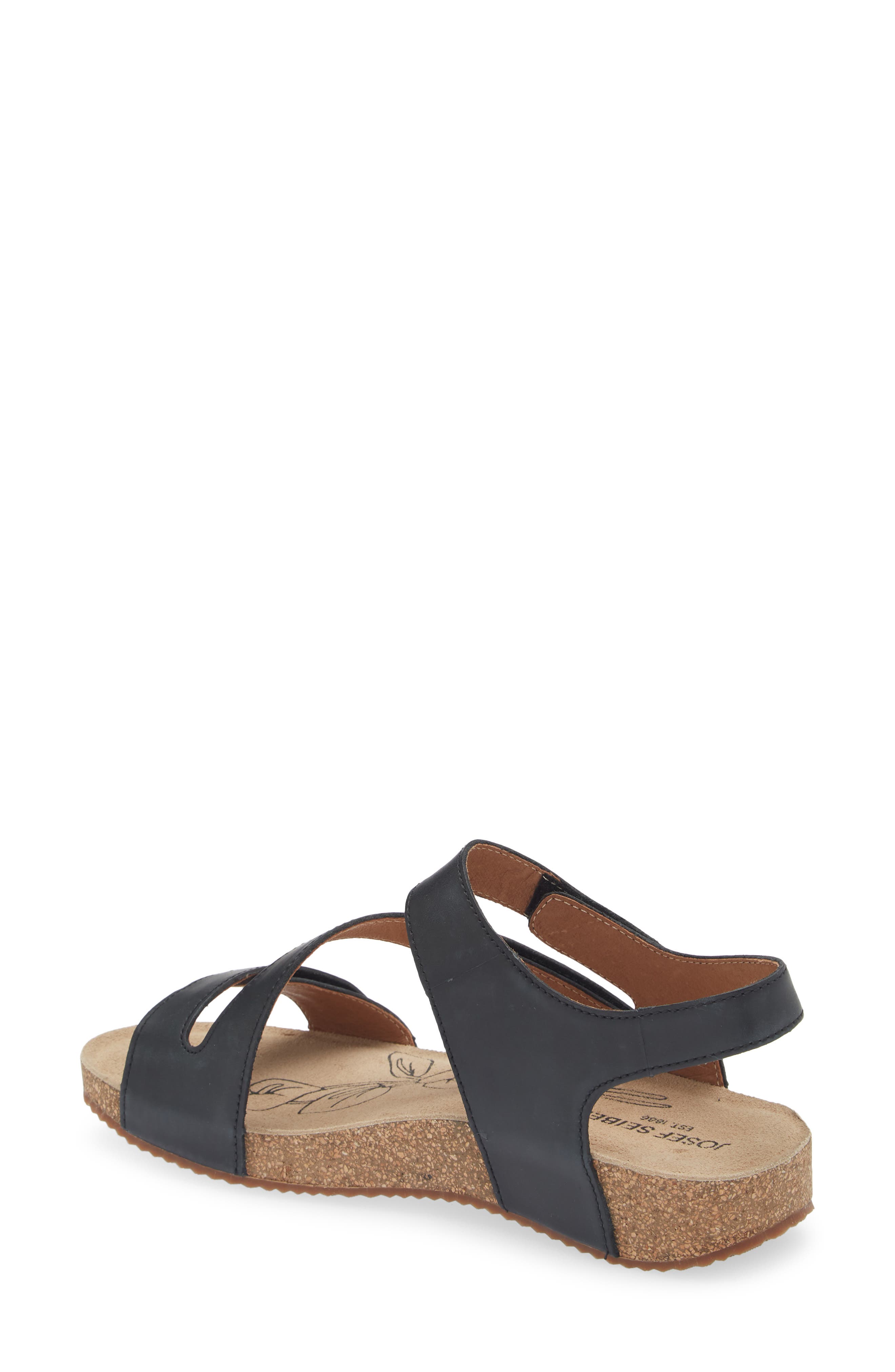 Josef Seibel Tonga 25 Sandal, Alternate, color, Black
