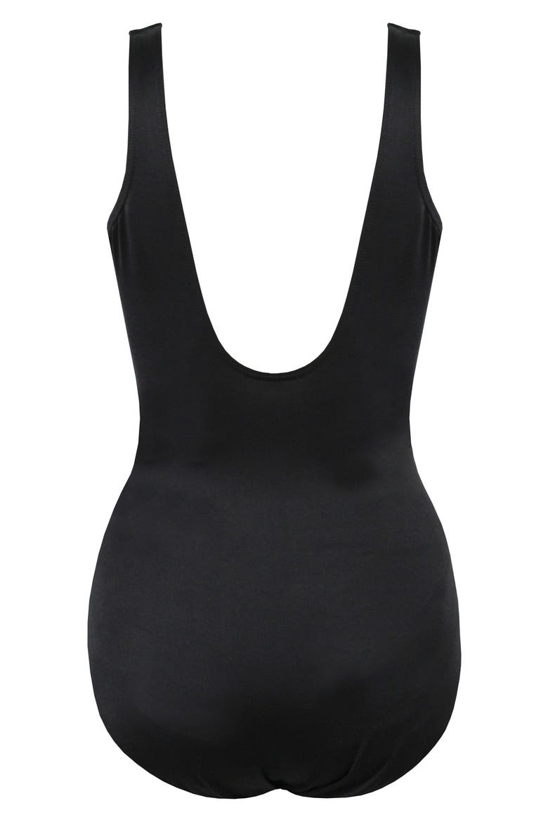 Rock Solid Revele One-Piece Swimsuit, Alternate, color, BLACK