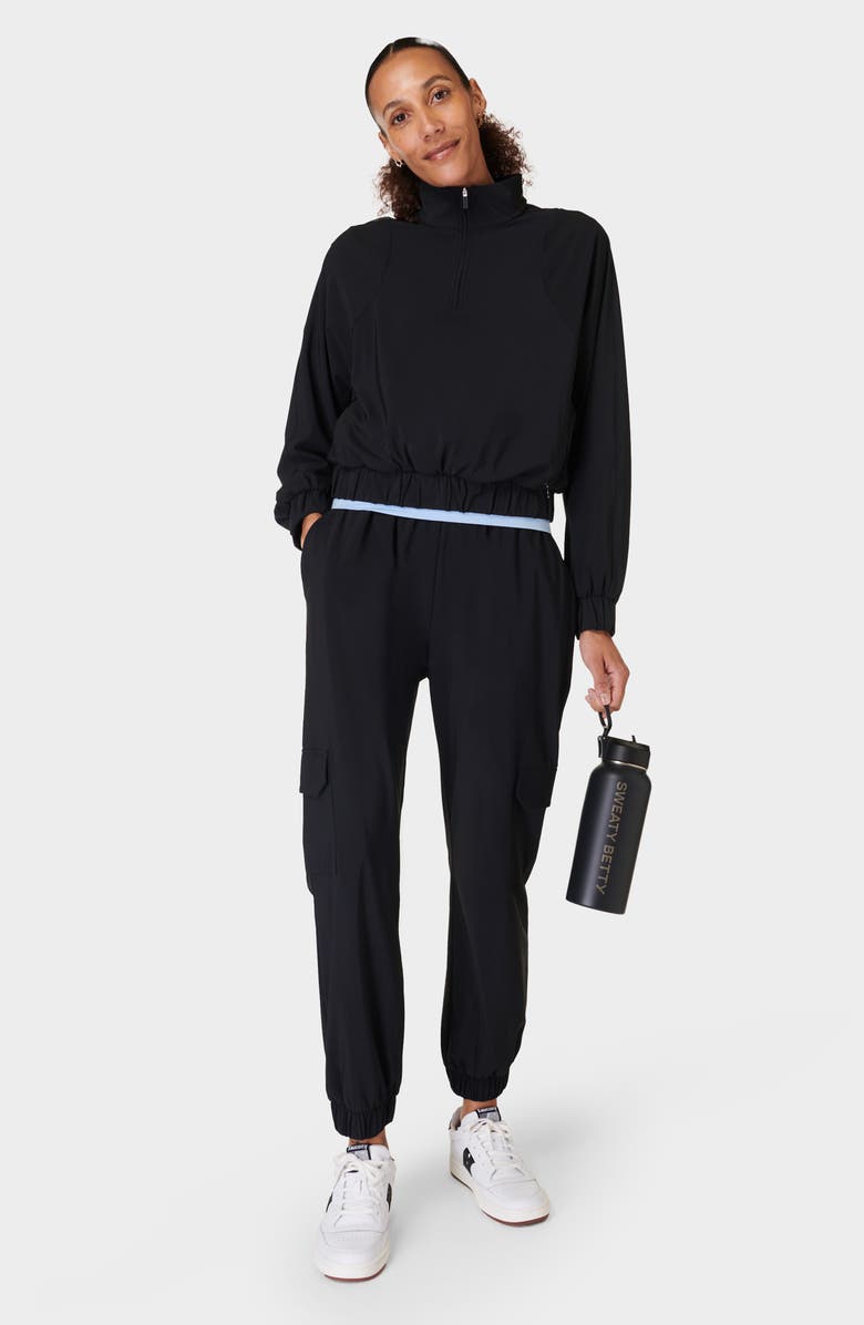 Sweaty Betty Explorer Cargo Pants, Alternate, color, Black