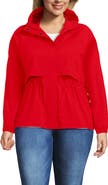 Lands' End Plus Size Squall Packable Rain Jacket