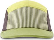 Stains and Stories by Babyface Colorblocked Striped Baseball Cap