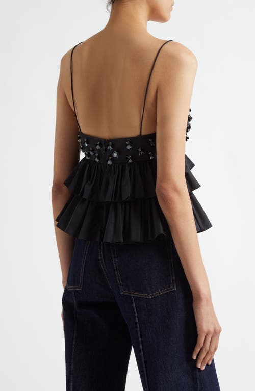 Ulla Johnson Lucia Top In Noir