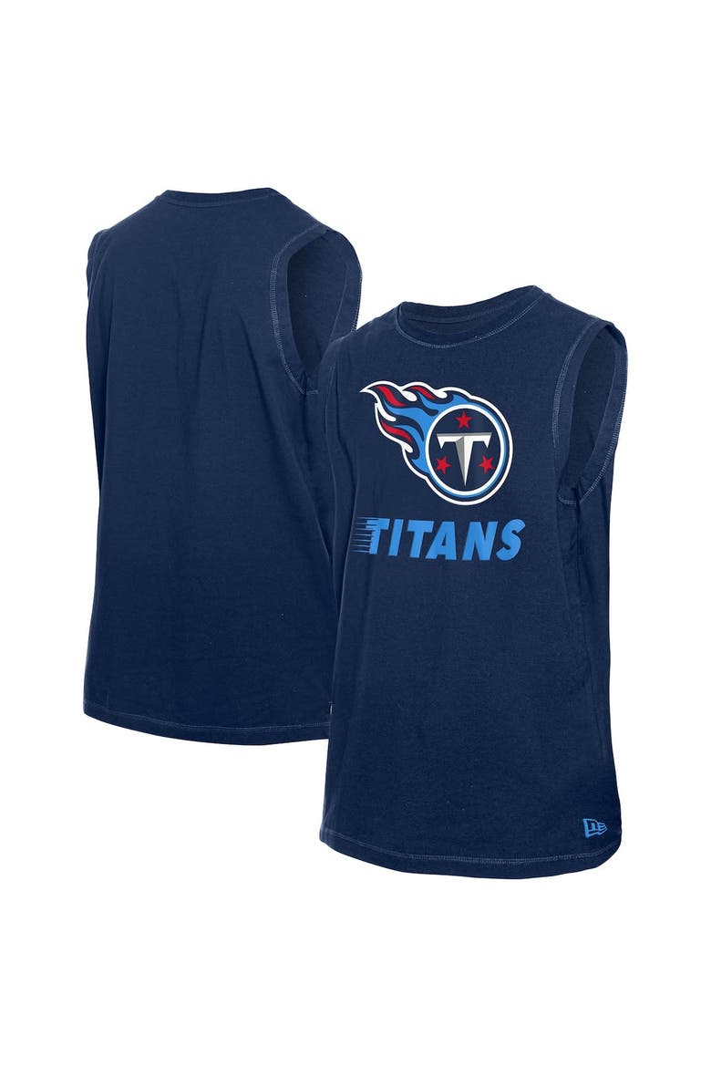 Men's New Era  Navy Tennessee Titans Leisure Collection Tank Top, Alternate, color, Navy