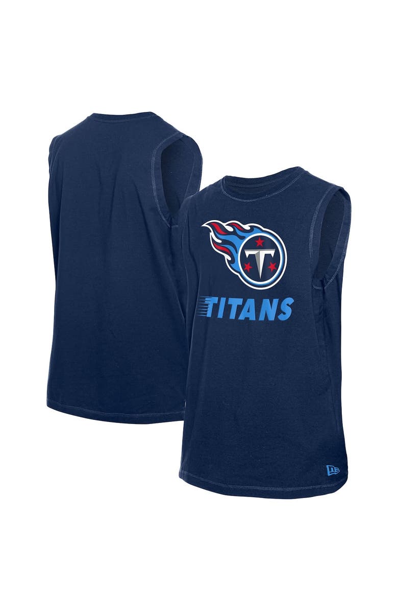 New Era Men's New Era Navy Tennessee Titans Leisure Collection Tank Top, Alternate, color, Navy