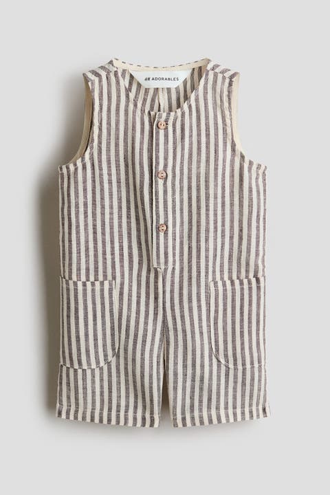 Linen Romper Suit