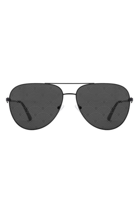 65mm Oversize Pilot Sunglasses