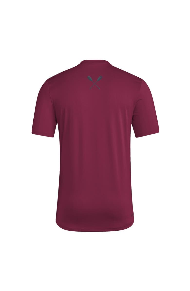 adidas Men's adidas  Burgundy Colorado Rapids 2025 Jersey Hook AEROREADY T-Shirt, Alternate, color, 