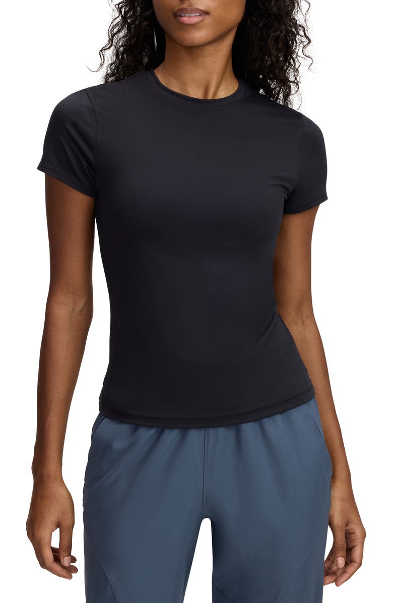 Under Armour Meridian Core Short Sleeve Shirt, Main, color, Black / / Black