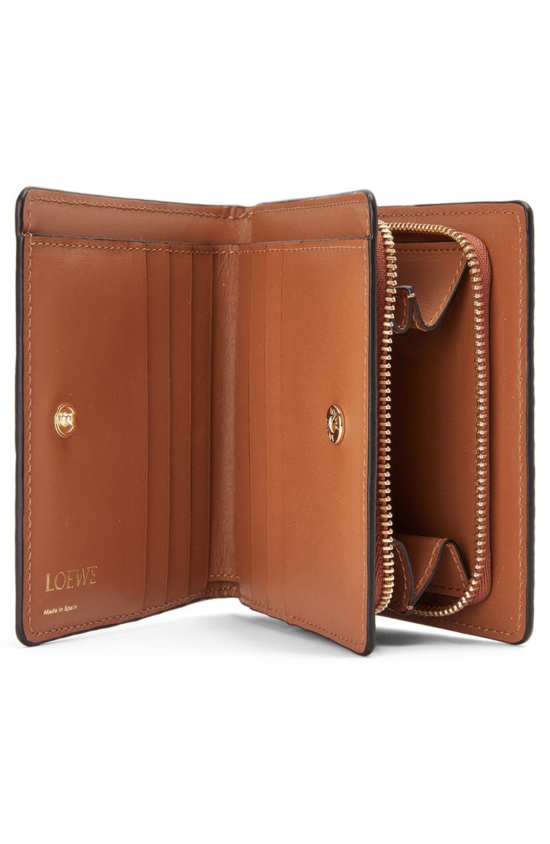 Loewe Anagram Debossed Leather Wallet, Alternate, color, 