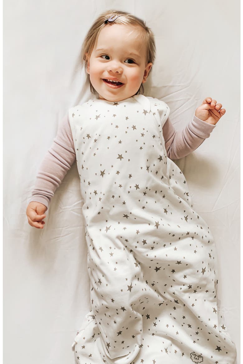 4 Season Organic Cotton & Merino Wool Wearable Blanket, Alternate, color, STARS