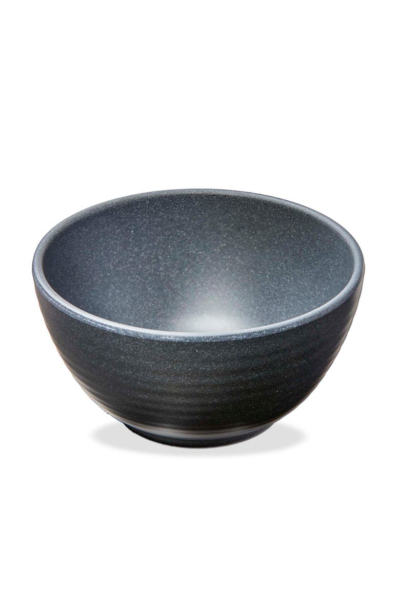 Brooklyn Charcoal Melamine Serving Bowl Dishwasher Safe, Main, color, Gray