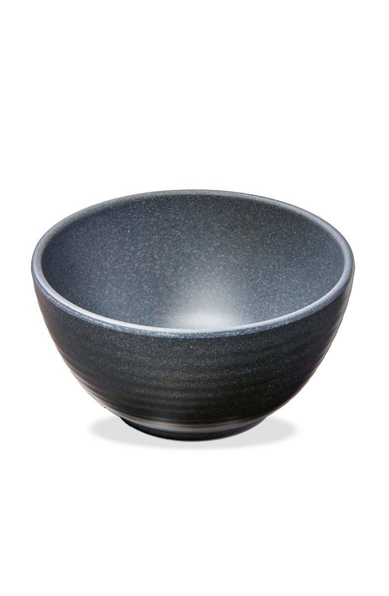 tag Brooklyn Charcoal Melamine Serving Bowl Dishwasher Safe, Main, color, Gray