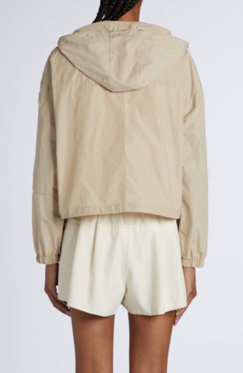 Moncler Sauvan Water Repellent Short Jacket, Alternate, color, Beige