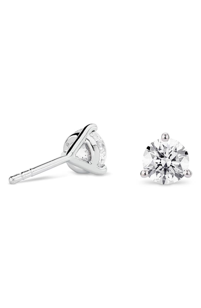 LIGHTBOX 1-Carat Round Lab Grown Diamond Stud Earrings, Alternate, color,