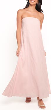 Petal & Pup Bethany Strapless Maxi Dress