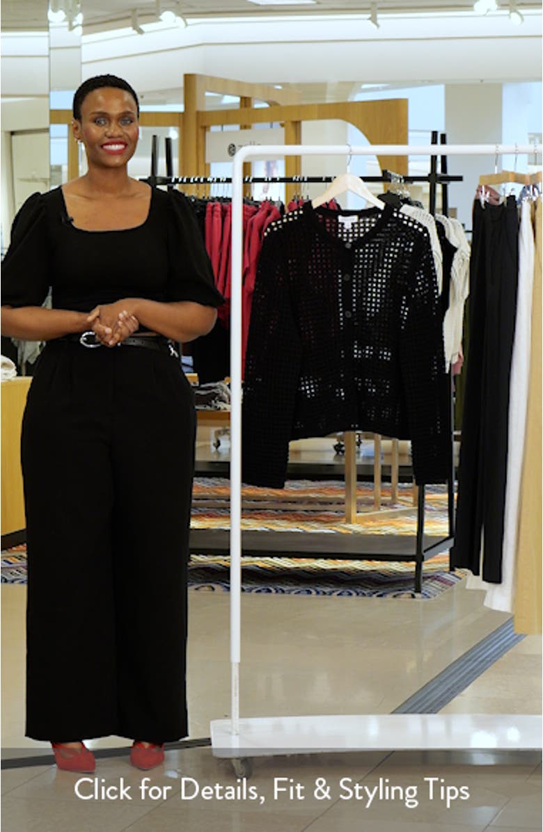 Open Stitch Cardigan, sales video thumbnail