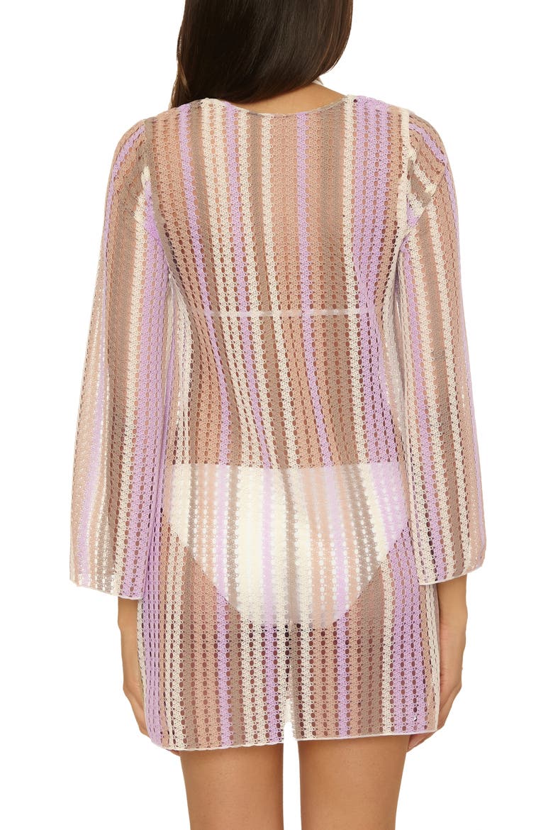Paradise Metallic Knit Cover-Up Tunic, Alternate, color, MINERAL MULTI