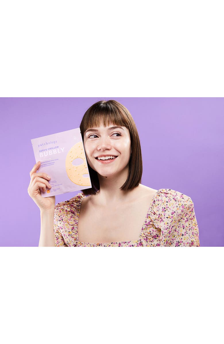 Patchology Bubbly Bright Hydrogel Mask, Alternate, color, 