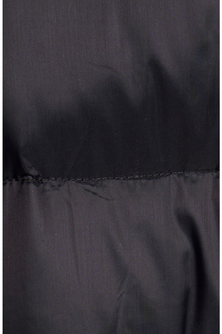 BB Dakota Cold Snap Putter Coat, Alternate, color, BLACK