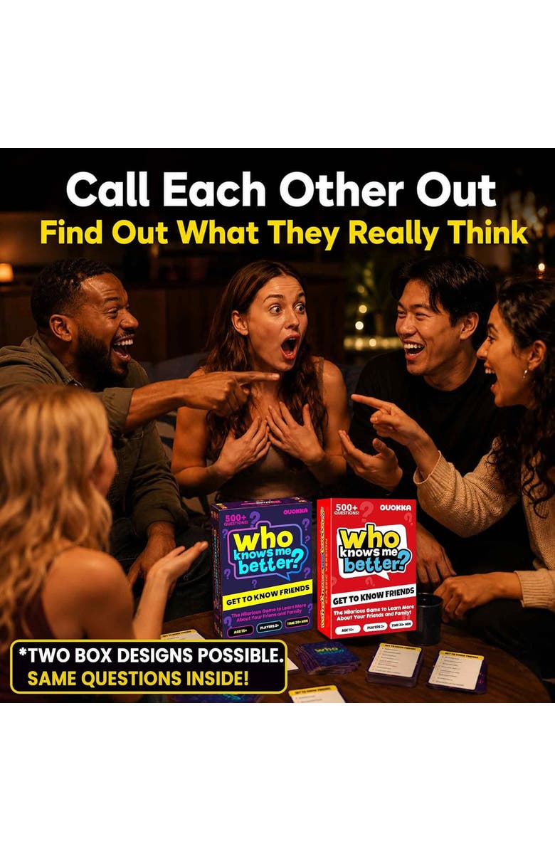 Quokka Who Knows Better? Trivia Card Games for Kids & Family, Alternate, color, Original