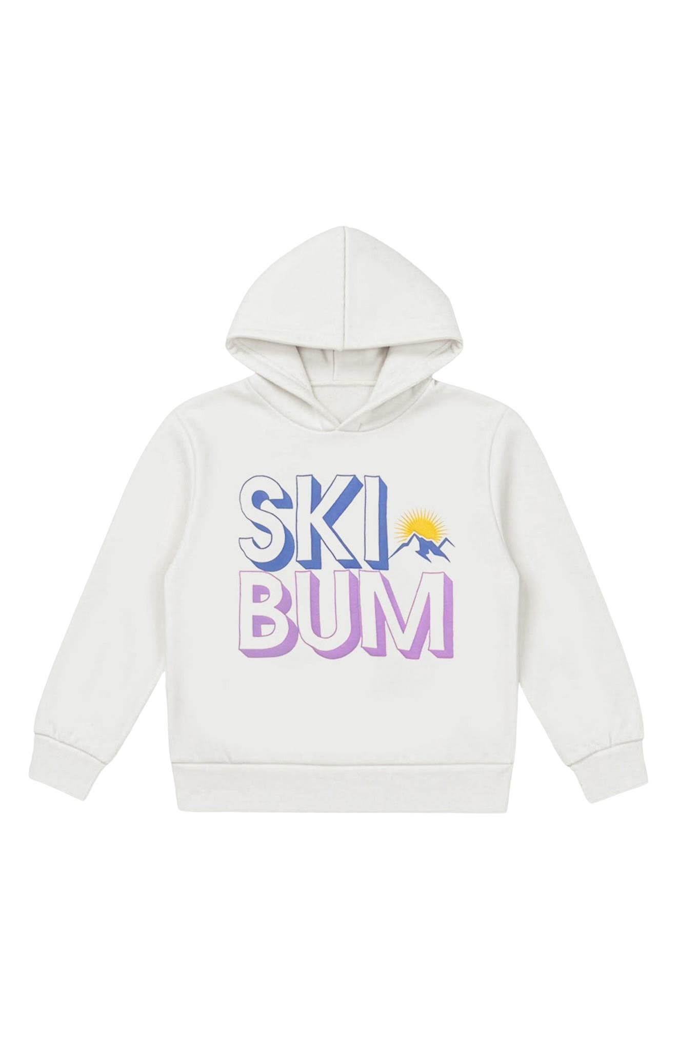 Pixielane Kids' Graphic Hoodie In White