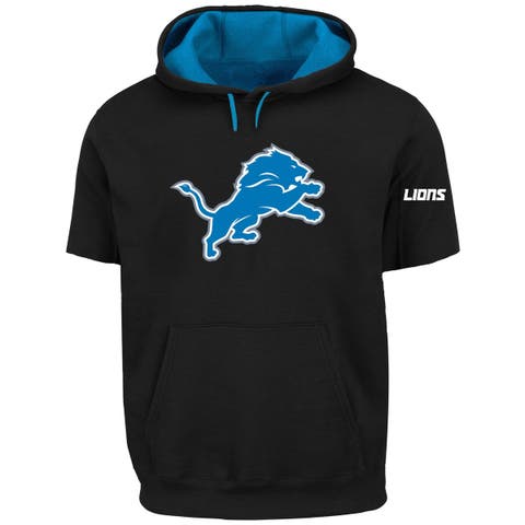 Men's Profile Black Detroit Lions Big & Tall Fleece Pullover Hoodie