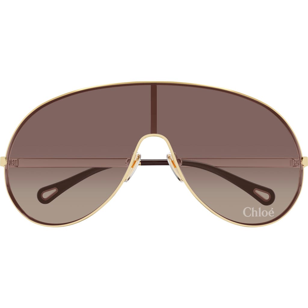 CHLOÉ CHLOÉ 99MM GRADIENT MASK SUNGLASSES