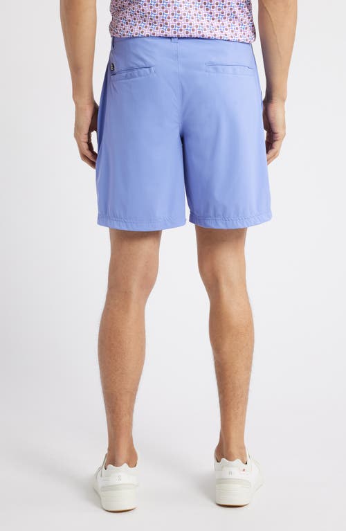 Swannies Fairway 8-inch Flat Front Stretch Golf Shorts In Iris