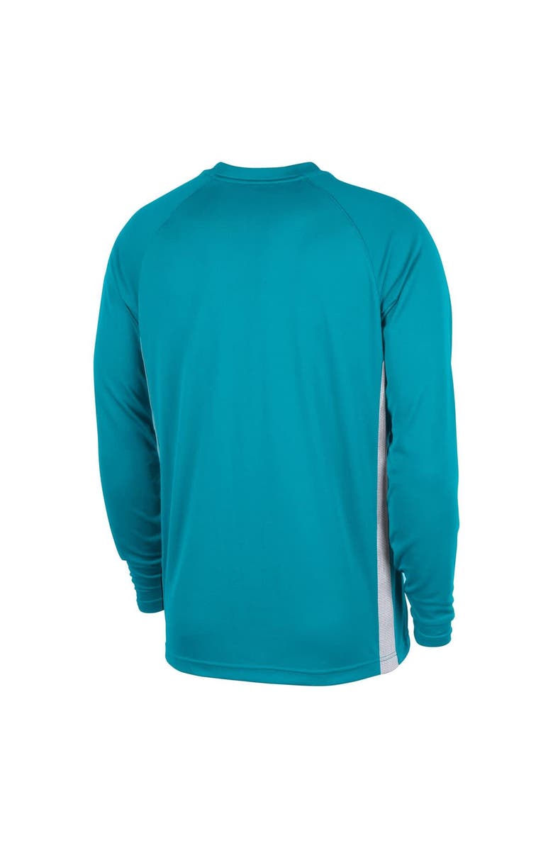 Jordan Brand Men's Jordan Brand Teal Charlotte Hornets 2025/26 Authentic Pre-Game Legend Dri-FIT Long Sleeve Shooting Shirt, Alternate, color, Teal