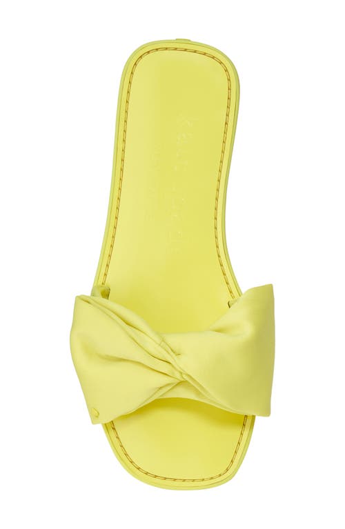 Kate Spade New York Bikini Slide Sandal In Yellow
