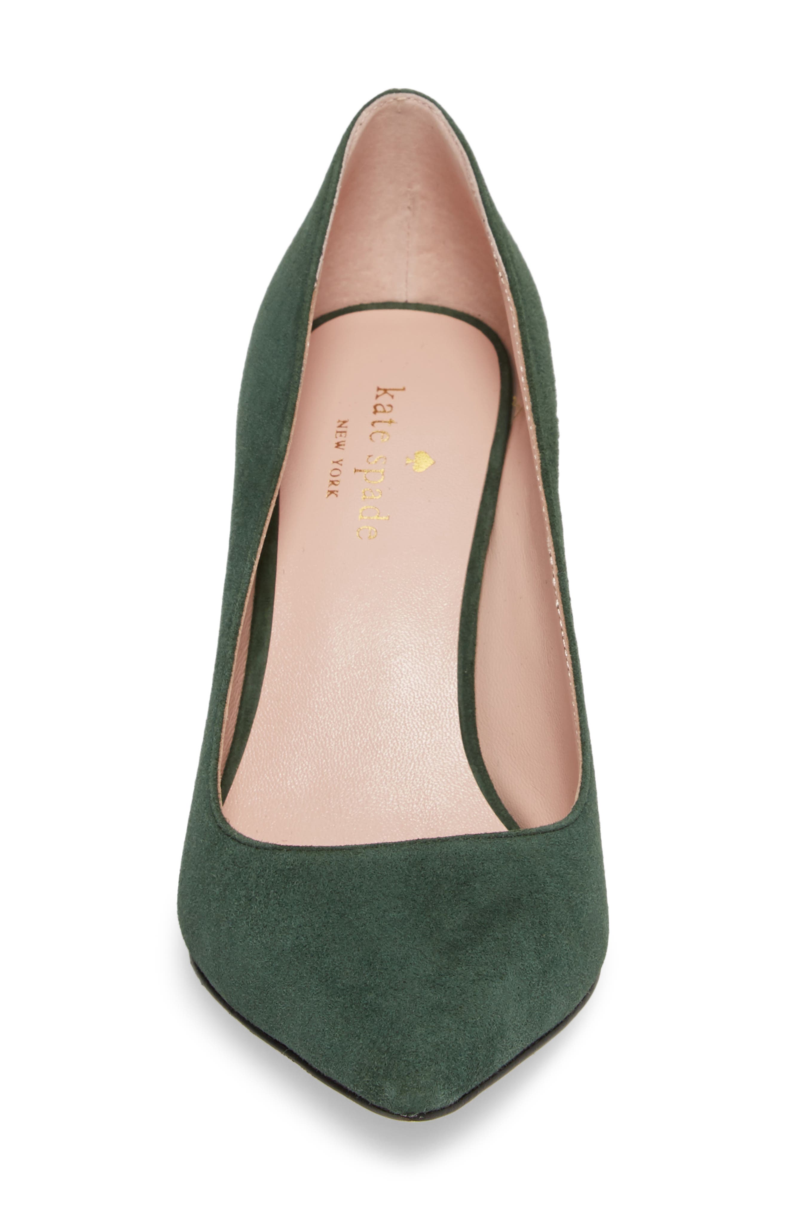 vivian pump, Alternate, color, FOREST GREEN SUEDE