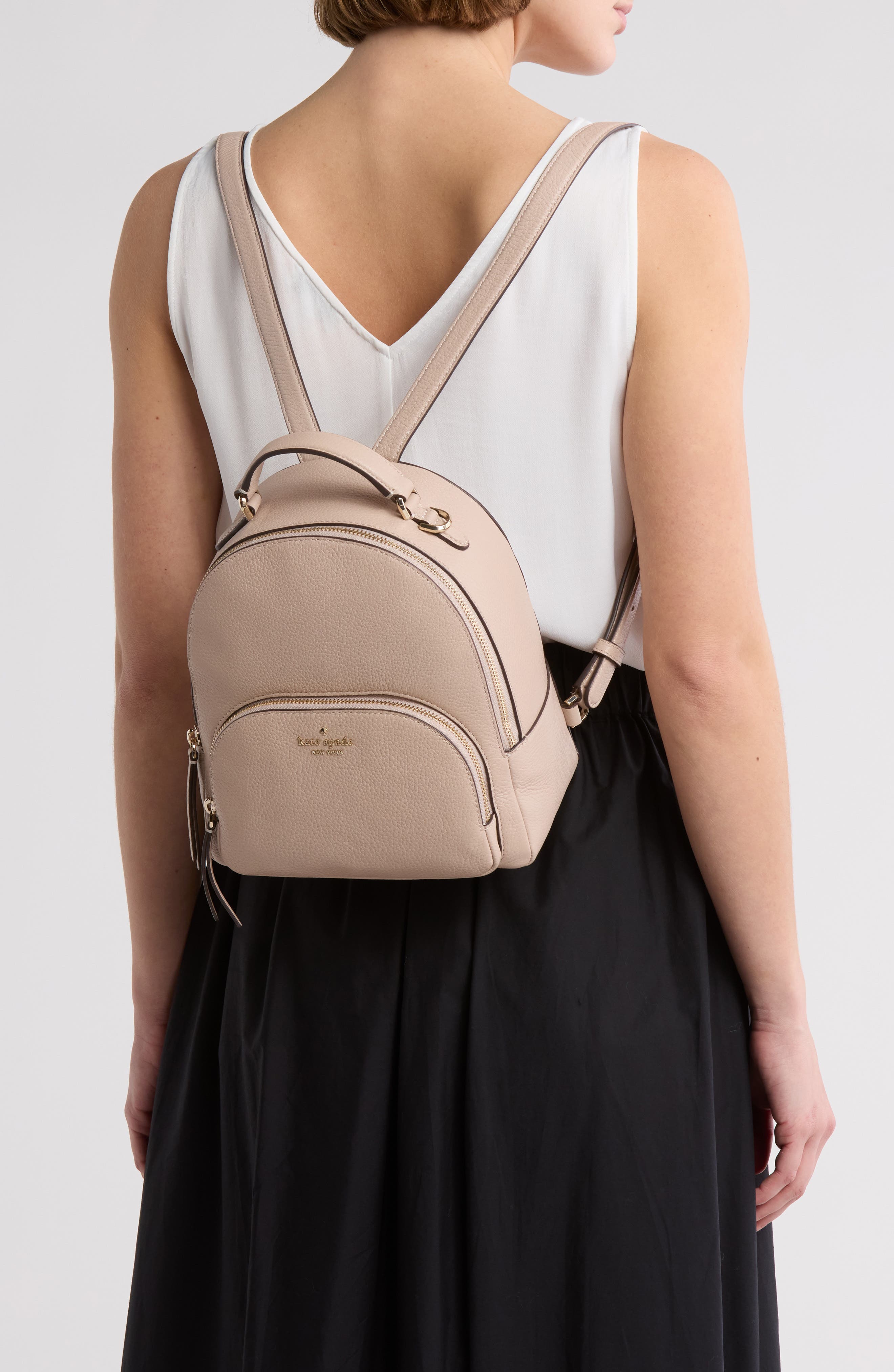 Kate Spade New York leather backpack, Alternate, color, 