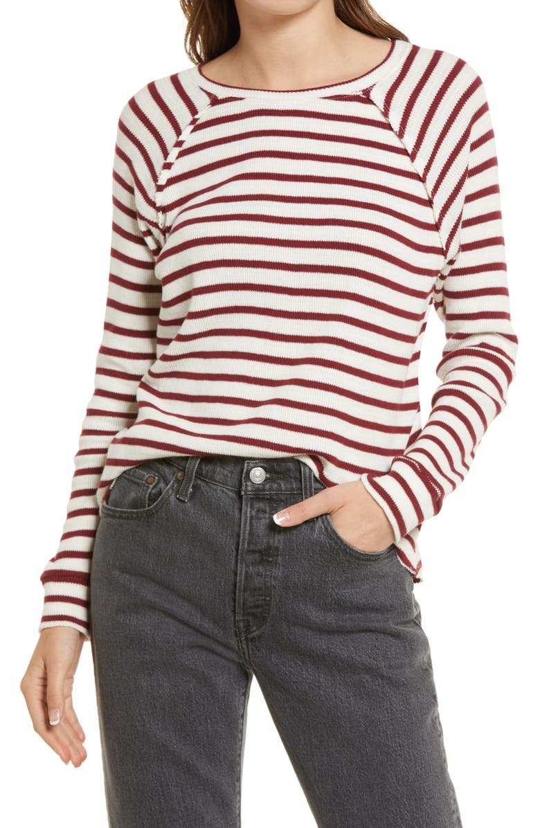 Treasure & Bond Long Sleeve Thermal Top, Main, color, 