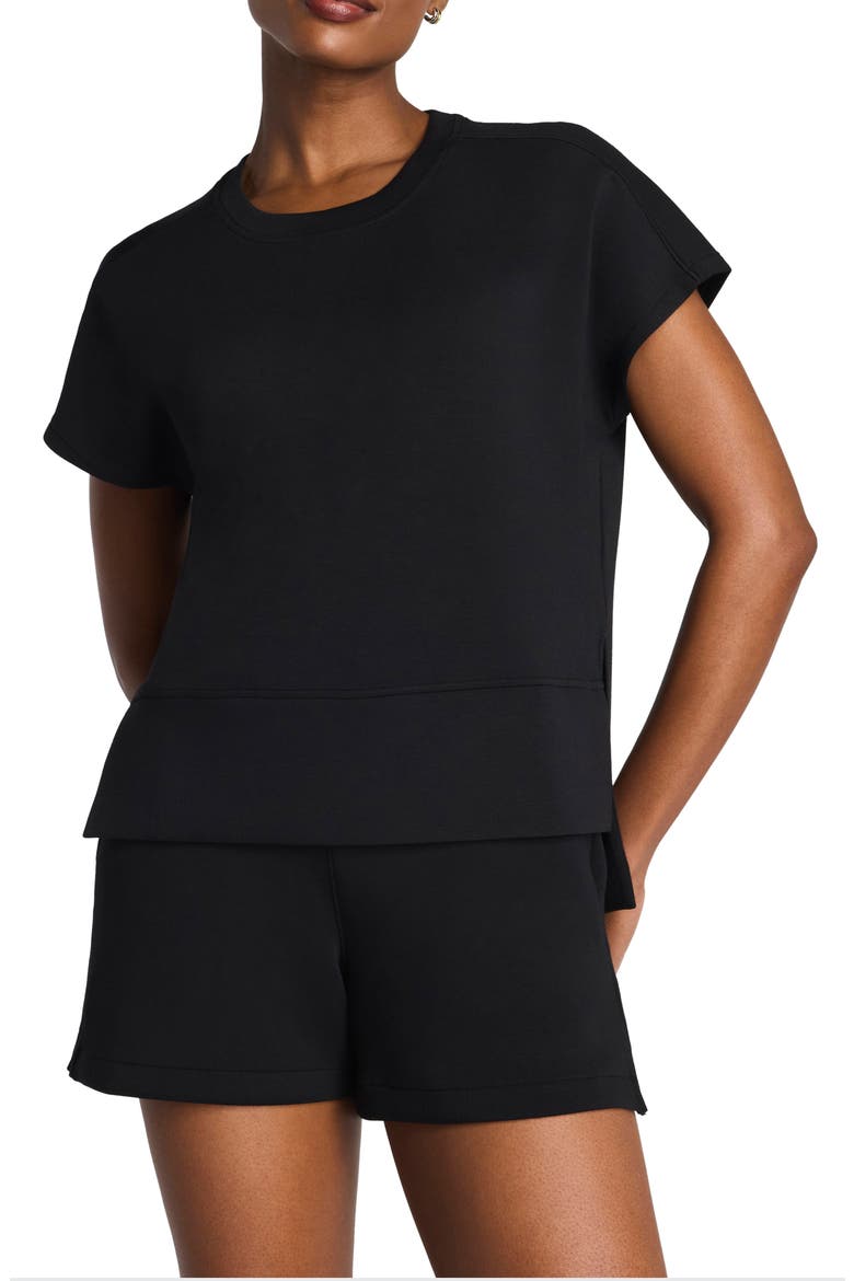 Air Essentials Crewneck T-Shirt, Main, color, VERY BLACK