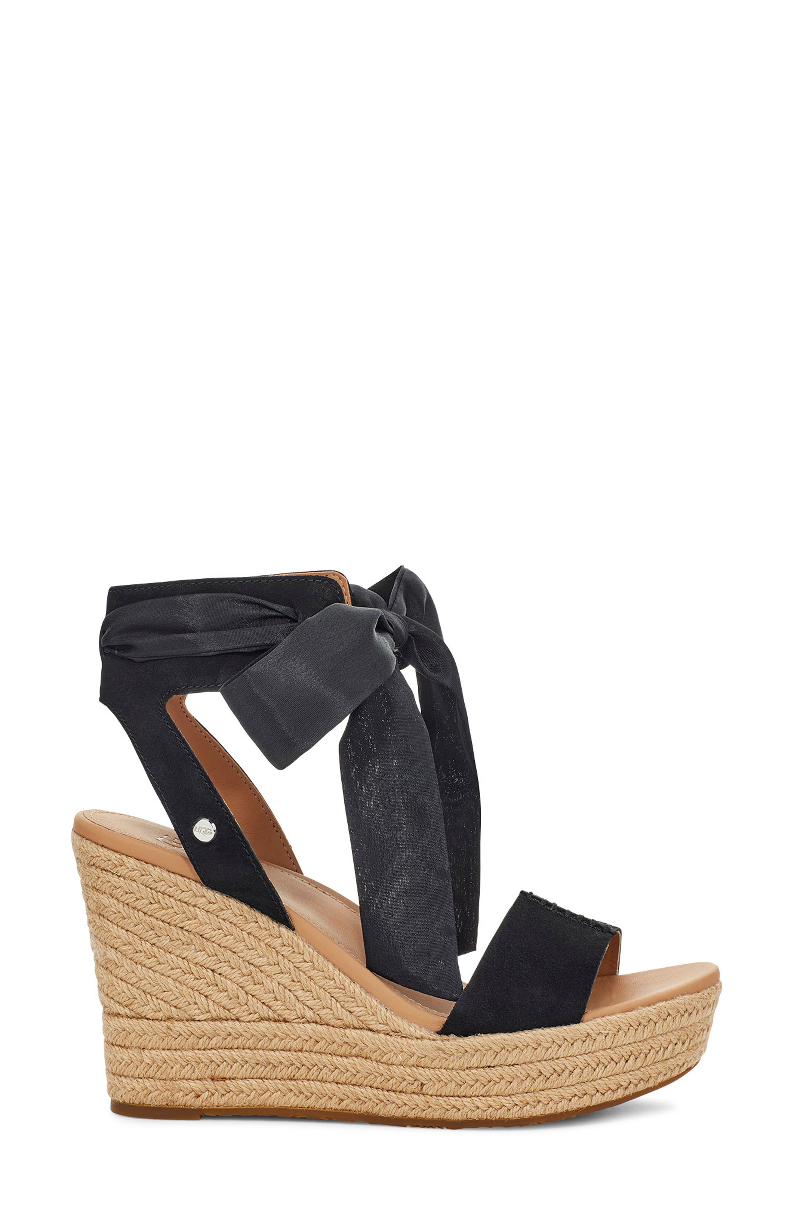 UGG<sup>®</sup> Wittley Espadrille Wedge Sandal, Alternate, color, 