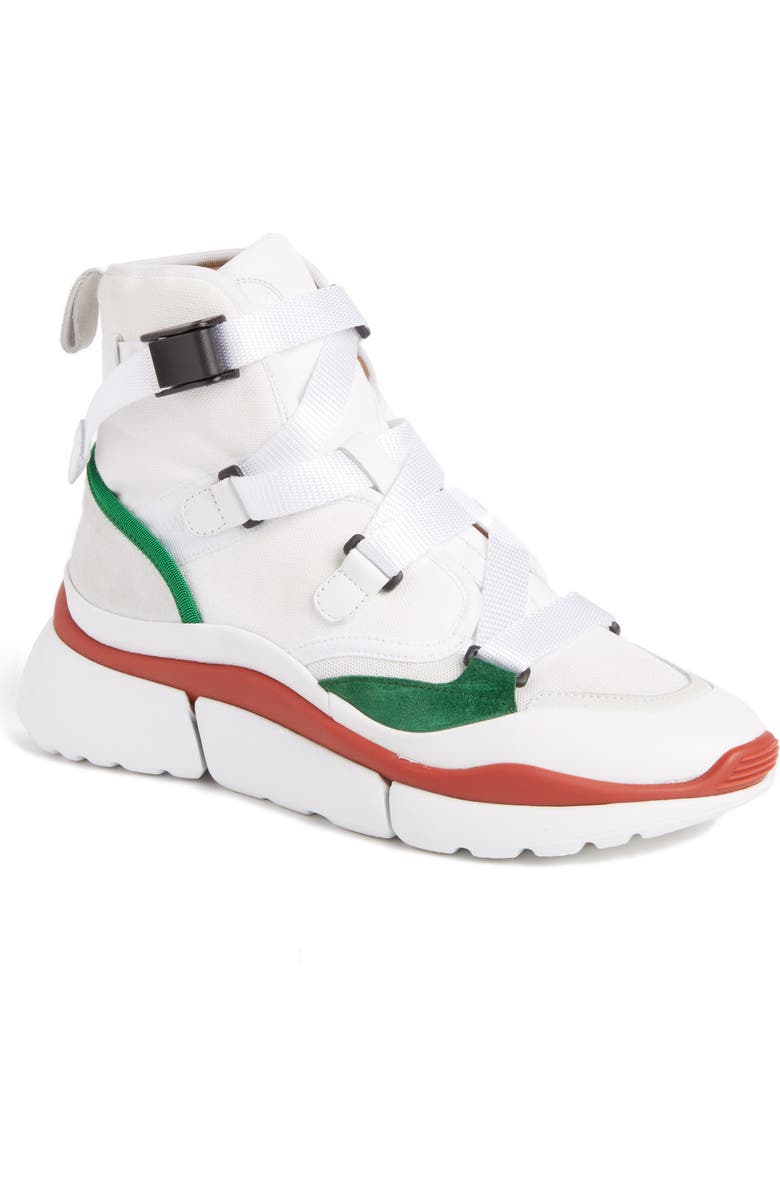Chloé Sonnie High Top Sneaker, Main, color,