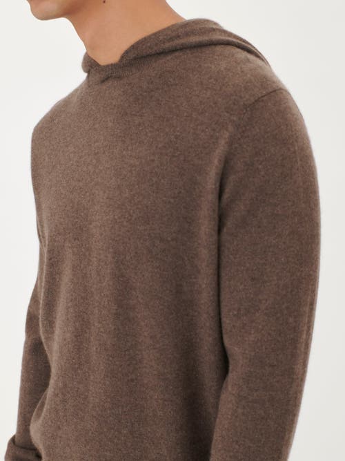 Gobi Mongolian Cashmere Basic Hoodie In Brown