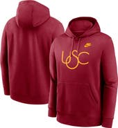 Nike Men's Nike Cardinal USC Trojans Legacy Logo Club Fleece Pullover Hoodie