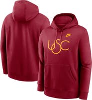 Nike Men's Nike Cardinal USC Trojans Legacy Logo Club Fleece Pullover Hoodie