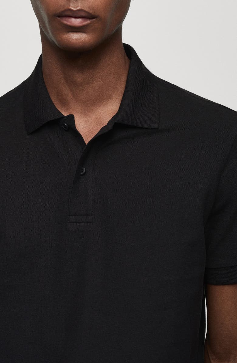 MANGO Cotton Piqué Polo, Alternate, color,