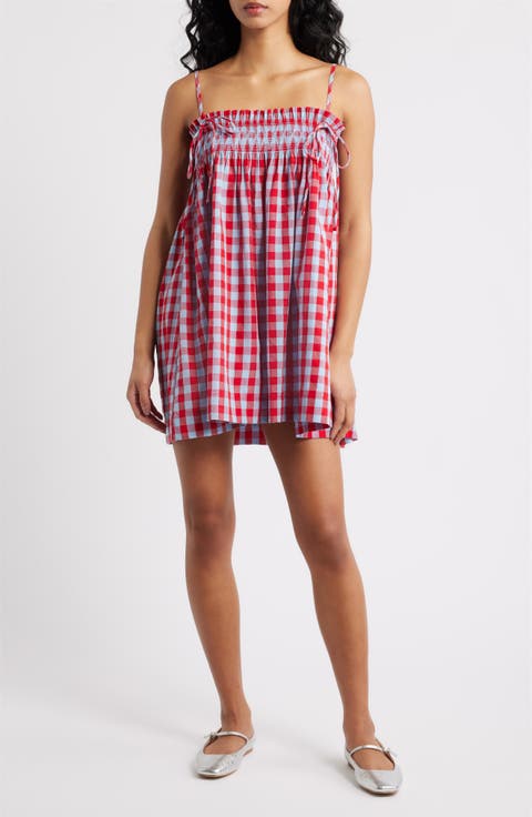 Lilo Plaid Minidress